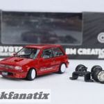 BM CREATIONS Toyota Starlet Turbo S EP71 1988, Red 1: 64 fotó