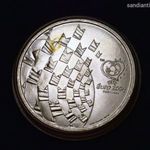 2003 PORTUGÁLIA EZÜST 8 EURO EMLÉKÉREM fotó