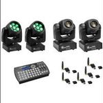 EUROLITE Set 2x LED TMH-W63 + 2x LED TMH-S30 + USB QuickDMX + Easy Show fotó