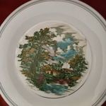 Royal Doulton angol porcelán nagy méretű tányér kínai / japán stílus fotó