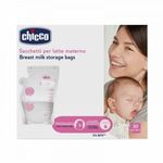 Chicco Anyatejgyűjtő zacskó 30 db elősterilizált fotó