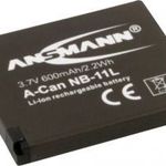 NB-11L, NB-11LH Canon kamera akku 3, 7V 600 mAh, Ansmann fotó