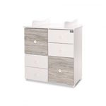 Lorelli Cupboard pelenkázó komód - White & Artwood fotó