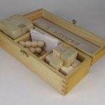 1Q296 Három darabos készségfejlesztő logikai játék 3D puzzle kirakó dobozában fotó