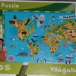 Világatlasz oktató puzzle fotó