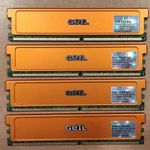 GEIL 4 x 2 GB / 1066 MHz DDR2 RAM KIT + 1 ÉV BOLTI GARANCIA!!! fotó