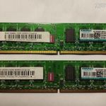 4 Gb (2x2 Gb) Kingmax DDR2 800 MHz PC2-6400 RAM kit. fotó