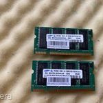 256MB DDR Samsung memória 2db összesn 512MB M470L3224FU fotó