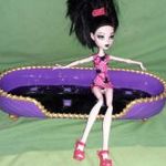 Eredeti MATTEL - MONSTER HIGH BARBIE baba szoba bútor rémes babaszoba ágy 30x12 cm a képek szerint fotó