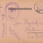 Tábori leveletőlap Erzherzog Josef von Ferdinánd No.45. KuK. Inf.Reg. TP110 fotó