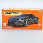 Tesla Roadster 1: 64 fekete Matchbox fotó