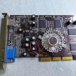 Retro AGP 8x VGA kártya Nvidia MX-440 64Mb fotó