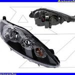 FORD FIESTA MK6 2008.10-2013.01 Fényszóró jobb fekete házas (H7/H1) motorral {MAGNE... fotó