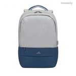 RivaCase 7567 Anti-theft Laptop Backpack 17, 3" Grey/Dark Blue 4260403578308 fotó