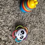 Fisher price csavargatós panda csörgő fotó