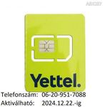 ÚJ!!! Yettel-es (Telenor-os, Pannon-os) normál-micro SIM kártya Könnyű hívószámmal !!! fotó