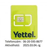 ÚJ!!! Yettel-es (Telenor-os, Pannon-os) normál-micro SIM kártya Könnyű hívószámmal !!! fotó