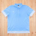 Nike Dri-Fit világoskék galléros póló (XL-es) fotó