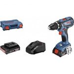 Bosch Professional GSR 18V-28 Akkus fúrócsavarozó 18 V 2 sebességfokozat 2. akkuval, Hordtáskával fotó