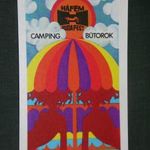 Kártyanaptár, HÁFÉM camping bútorok, Budapest, grafikai rajzos, 1976 , V, fotó