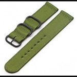 Mybandz szövet óraszíj 22mm khaki (22SKU1805) (22SKU1805) fotó