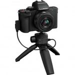 Panasonic Lumix DC-G100D Digitális fényképezőgép + H-FS 12-32 + DMW-SHGR2 KIT - Fekete (DC-G100DV... fotó