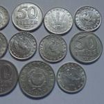 11 Darab aUNC - UNC 10 - 20 - 50 Fillér 1 Forint 1981 - 1992 Közöttiek egyben eladó fotó