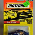 Matchbox MB304 '97 Ford Crown Victoria Police Car, #54-es USA hosszú bliszterben, bontatlan, kiváló fotó