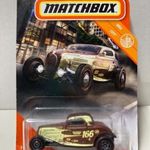 - '33 Ford Coupe - Matchbox - 2019 - új dobozos - barna 1: 64 autó modell - 1ft nmá fotó