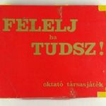 1H266 Retro Felelj, ha tudsz! oktató társasjáték fotó