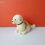 Eredeti Uni Toys GOLDEN RETRIEVER kutya plüss kölyök kutyus kabala figura EXTRA ! ÉLETHŰ ! fotó