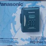 PANASONIC RQ-P44 SZTEREÓ WALKMAN KAZETTÁS MAGNÓ PANASONIC RQ-P44 STEREO CASSETTE PLAYER fotó