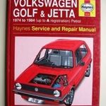 Volkswagen Golf, Jetta javítási könyv (1974-1984) Haynes fotó