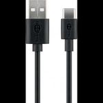 Goobay 59118 USB-A apa - USB-C apa 2.0 Adat és töltőkábel - Fekete (0.5m) (59118) fotó