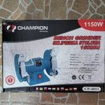 ÚJ CHAMPION ASZTALI KETTŐS KÖSZÖRŰ KÖSZÖRŰGÉP 1150W / 150mm fotó