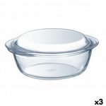 Lábas fedéllel Pyrex Essentials Átlátszó 1, 4 L (3 egység) fotó