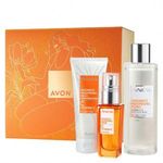 Anew C-vitaminos ajándékszett DÍSZDOBOZBAN: Szérum + Arckrém + Tonic *** Avon. Új! fotó