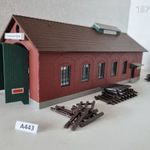 A443 H0 1: 87 Piko 61823 Mozdonygarázs világítással - Burgstein - vasútmodell terepasztal kiegészítő fotó