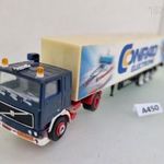 A450 H0 1: 87 Herpa Volvo kamion Conrad pótkocsival - vasútmodell terepasztal kiegészítő fotó