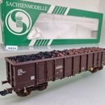 A454 H0 1: 87 Sachsenmodelle ÖBB Eanos vasútmodell tehervagon + kiv. rakomány fotó