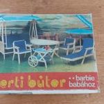 Retro Triál kerti bútor Barbie babához fotó