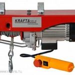 ÚJ KRAFT&DELE KD1525 DRÓTKÖTELES ELEKTROMOS EMELŐ 1000W 250/500kg MINŐSÉG, GARANCIA! fotó