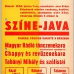 Villamosplakát - Margitszigeti Majakovszkij színpad - Színe java 1958 fotó