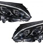 Full LED DRL fényszórók Mercedes C-osztály W205 S205 A205 C205 (2014-2018) számára fotó