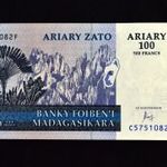 2004 MADAGASZKÁR 100 ARIARY / 500 FRANK fotó