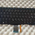 Dell Latitude 7280 5280 7290 5290 7380 7390 angol billentyűzet világítós UK JF8W7 0JF8W7 fotó