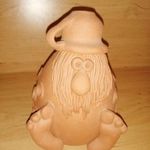 Kerámia terracotta törpe persely - 15 cm magas (25/d) fotó