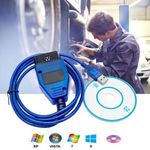 VAG-COM OBD2 OBD 2 diagnosztikai USB kábel interfész / olvasó és törlő Volkswagen Audi Seat Skoda fotó