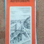 Áfor benzin olaj Budapest autóstérképe térkép 1975-ös kiadás keravill fotó