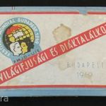 VILÁGIFJÚSÁGI TALÁLKOZÓ 1949. CIGARETTADOBOZ fotó